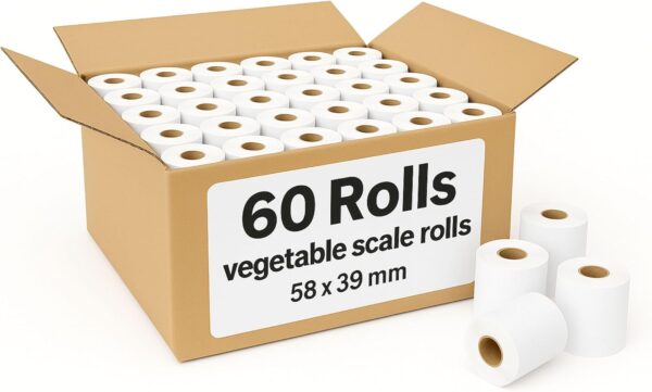 AOURA 58x39 mm Label Rolls | 60 pcs